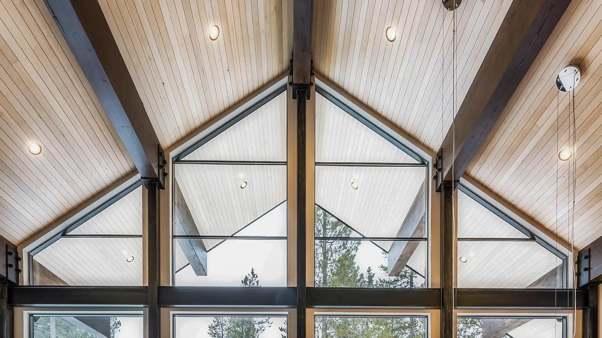 BlueFlag-Ceiling 55 pheasant tail custom home silverthorne, colorado