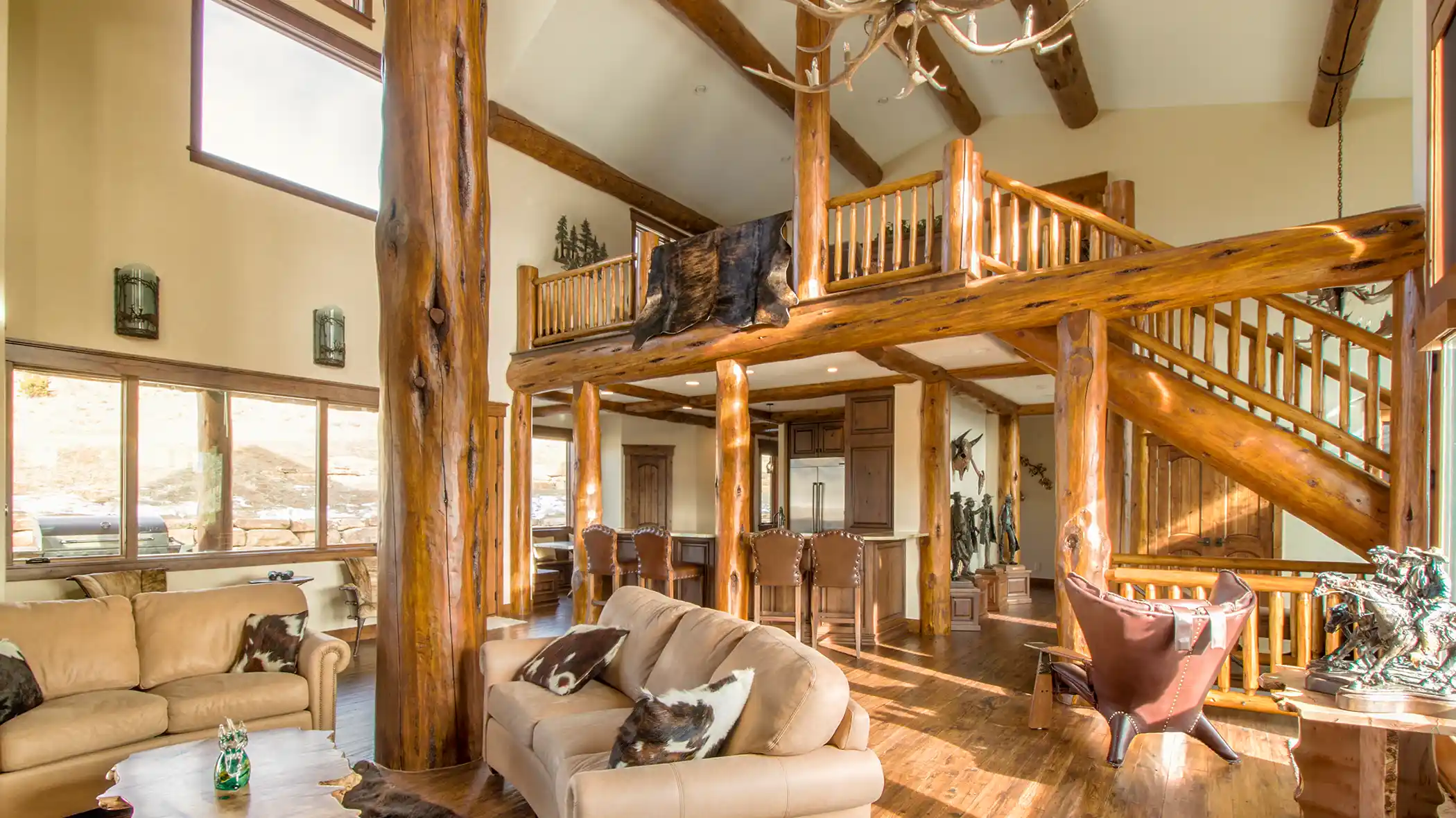 SouthPark-Living1 55 pheasant tail custom home silverthorne, colorado