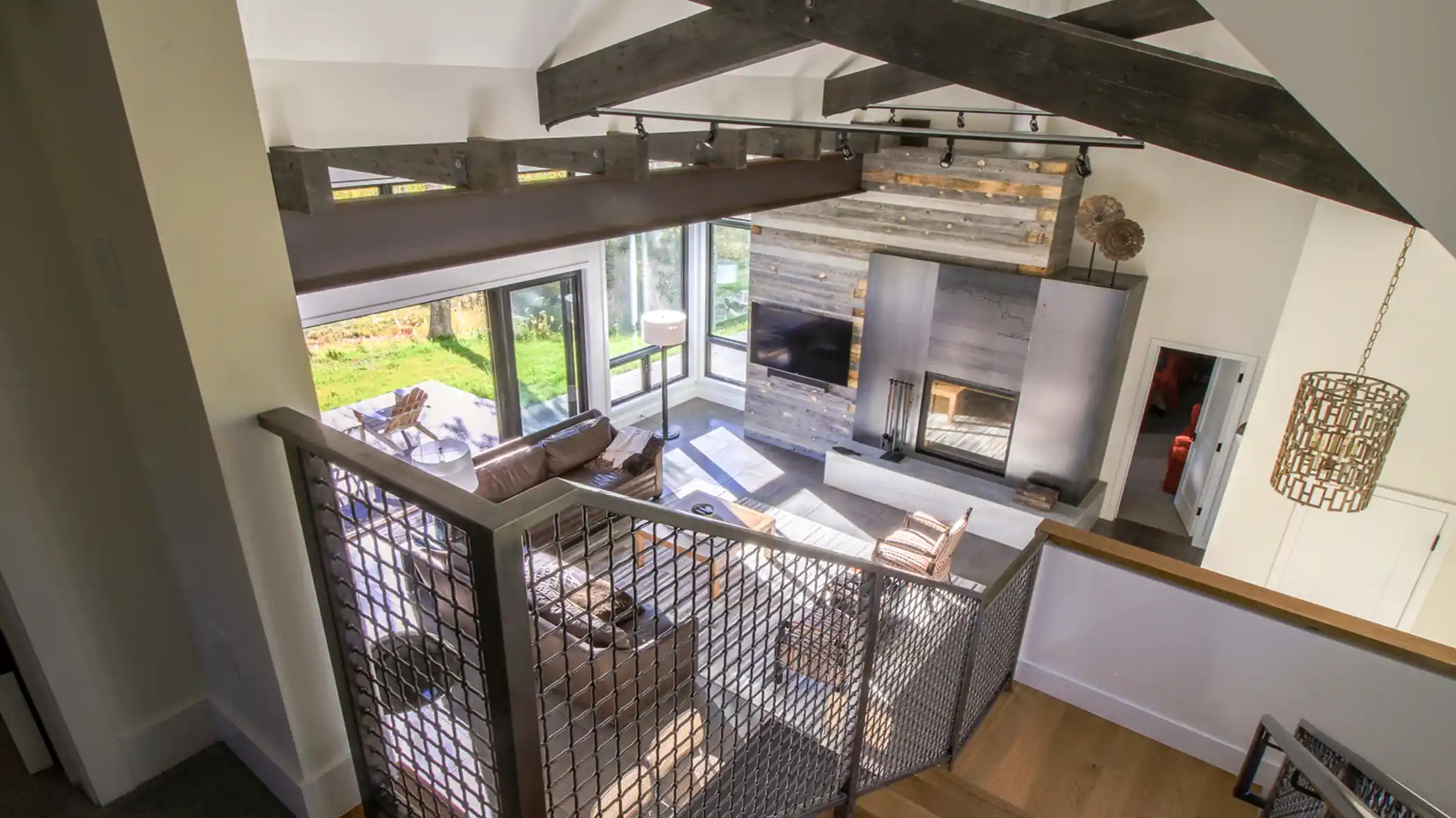 BillsRanch-Stairs 55 pheasant tail custom home silverthorne, colorado