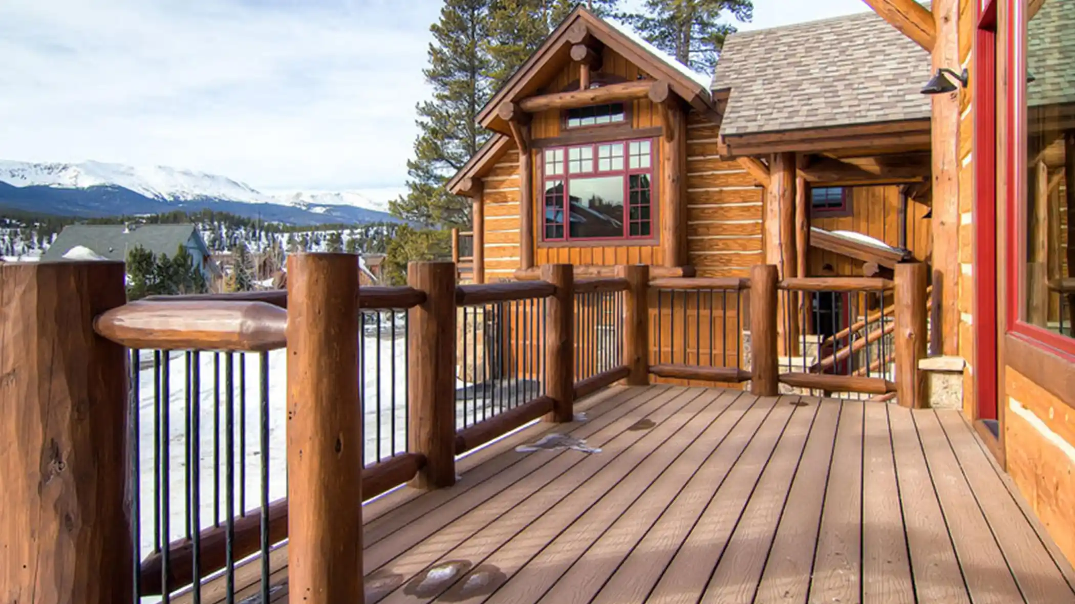 BriarRose-Deck 55 pheasant tail custom home silverthorne, colorado