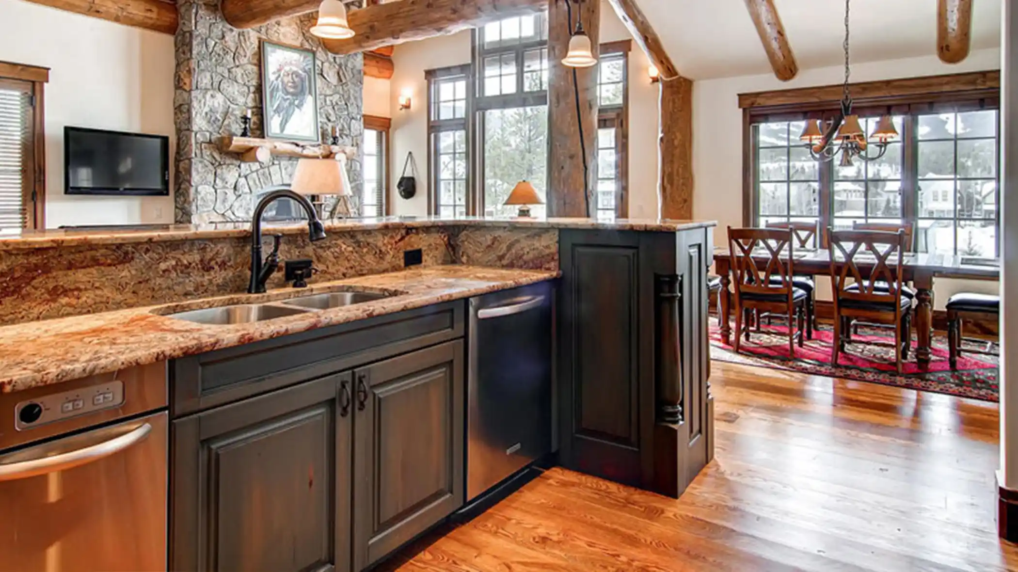 BriarRose-Kitchen1 55 pheasant tail custom home silverthorne, colorado