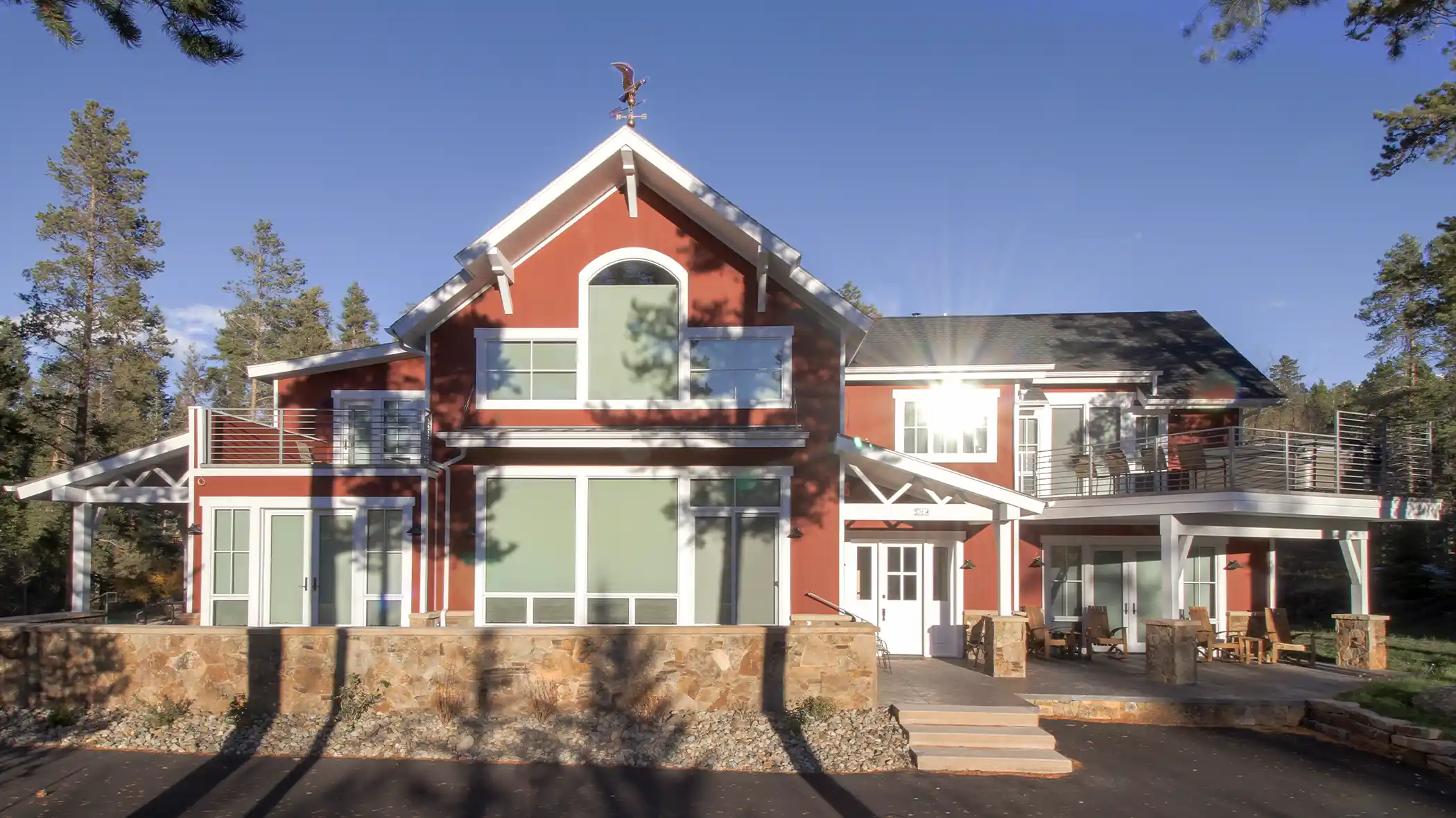 GoldFlakeTerrace-Front2 55 pheasant tail custom home silverthorne, colorado