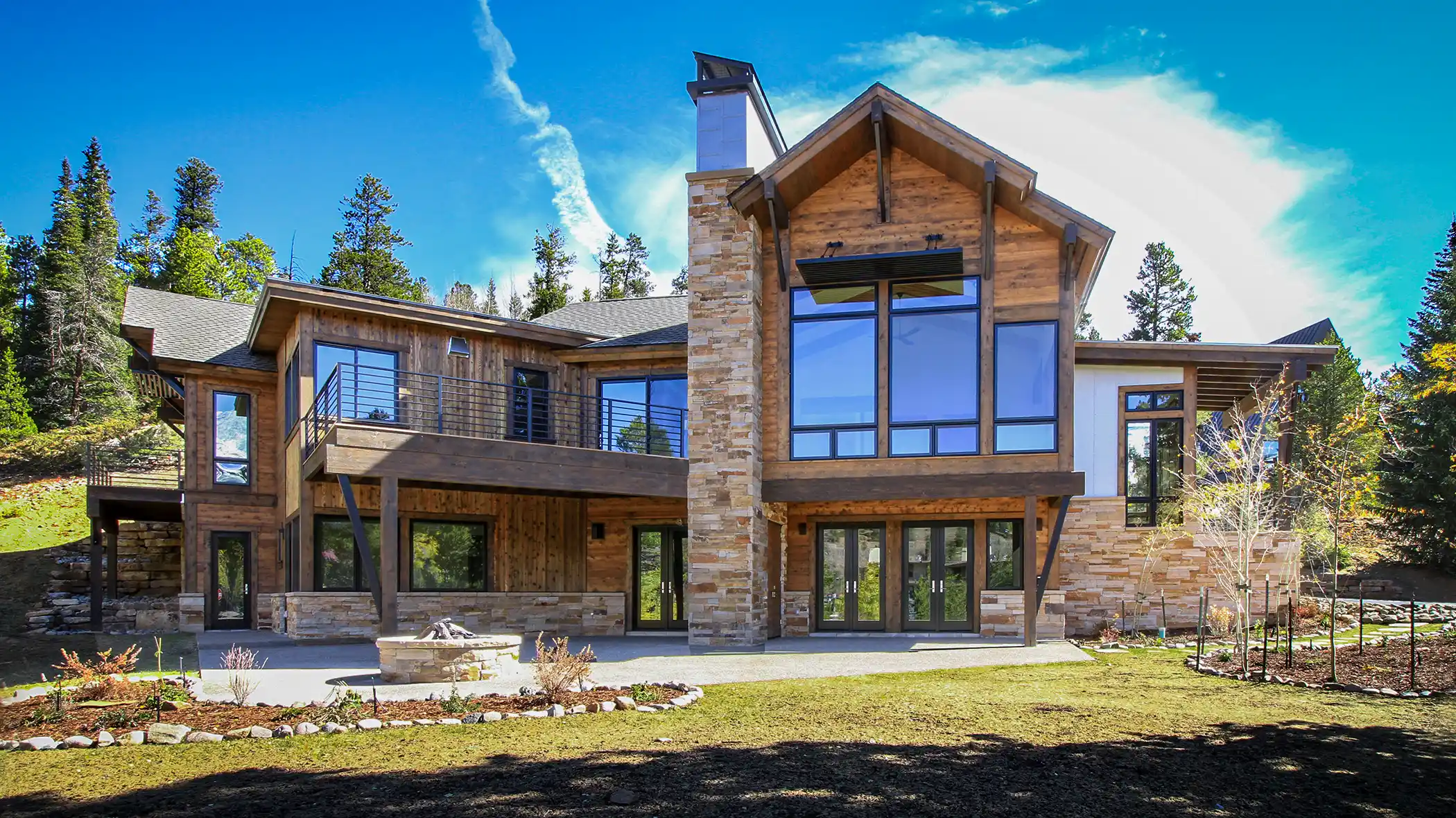 NorthFrench-Back 55 pheasant tail custom home silverthorne, colorado
