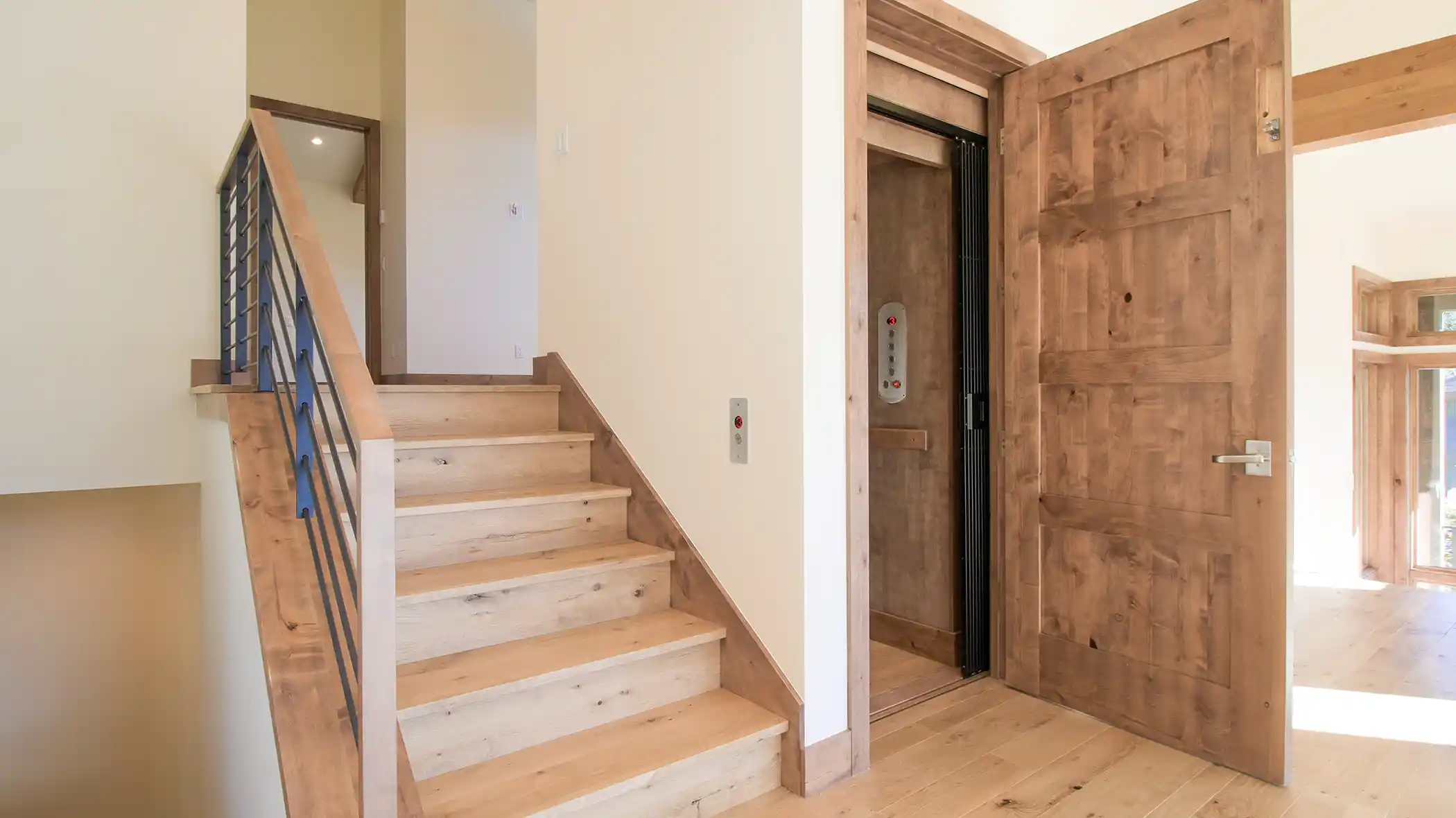 NorthFrench-Elevator 55 pheasant tail custom home silverthorne, colorado