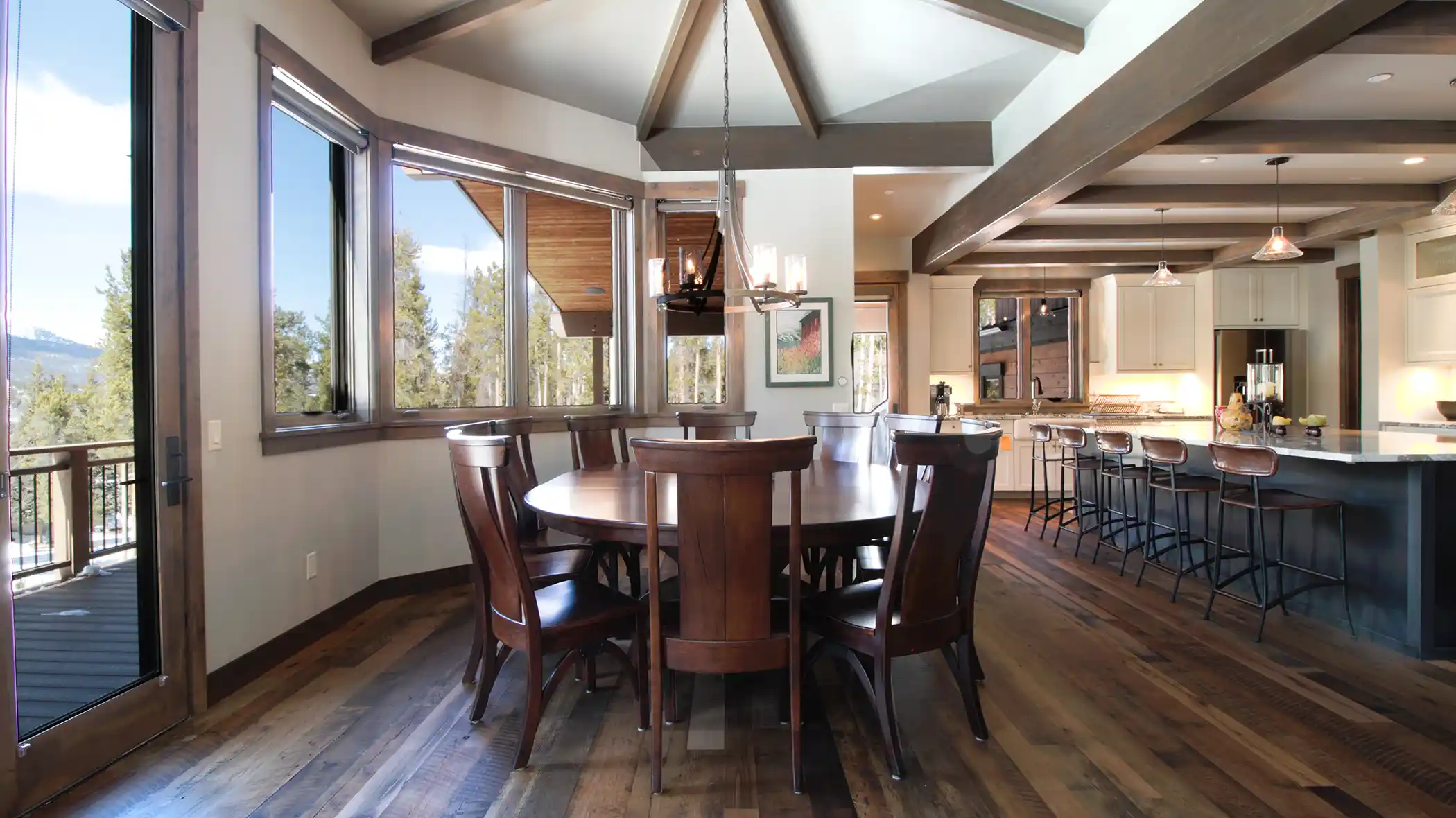 StillsonPlace-Dining 55 pheasant tail custom home silverthorne, colorado