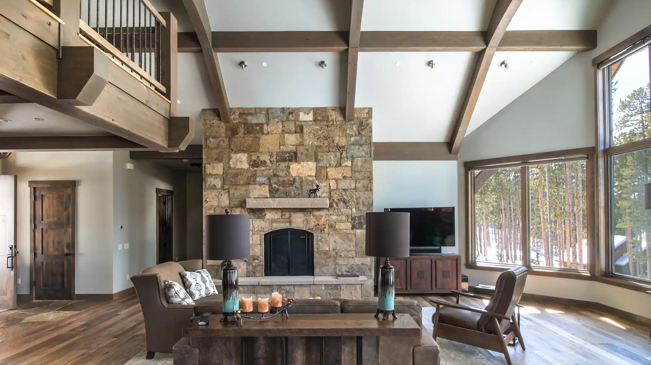 StillsonPlace-GreatRoom 55 pheasant tail custom home silverthorne, colorado