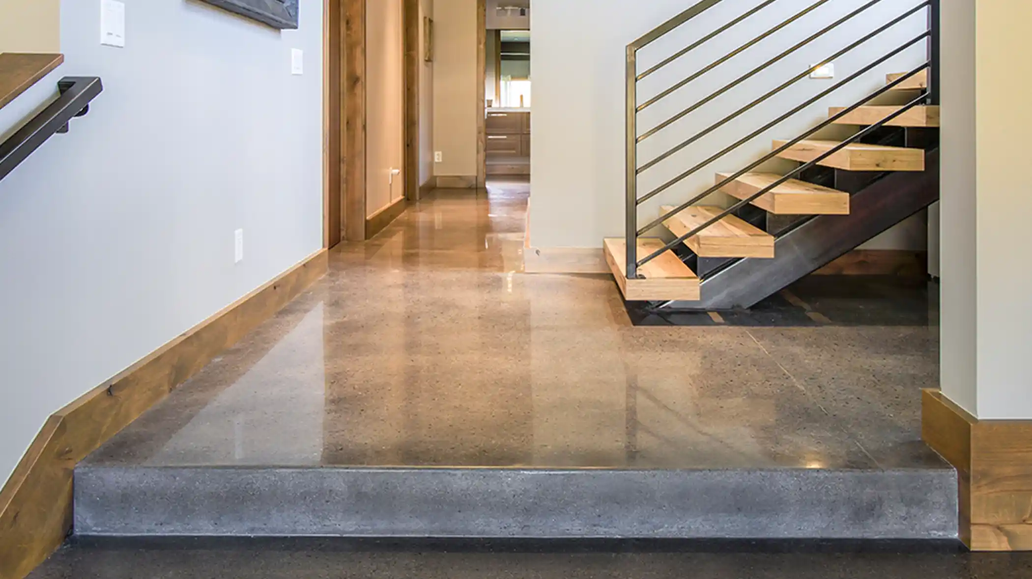 ThreePeaksHome-Stairs 55 pheasant tail custom home silverthorne, colorado