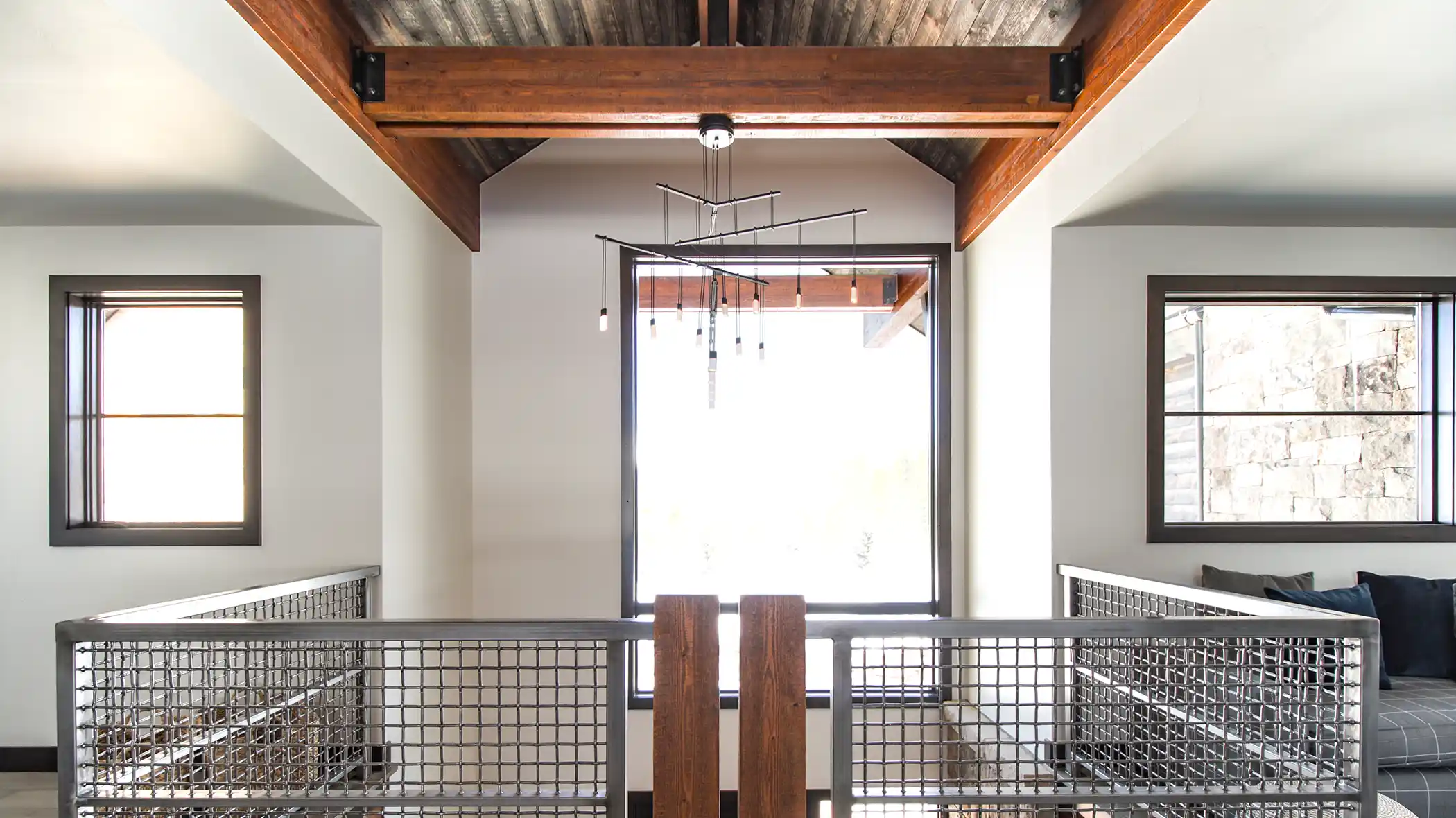 TimberTrail-Foyer 55 pheasant tail custom home silverthorne, colorado